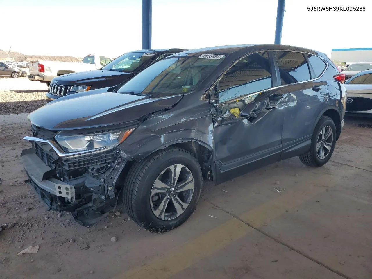 2019 Honda Cr-V Lx VIN: 5J6RW5H39KL005288 Lot: 70283494