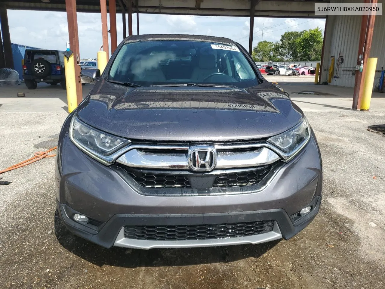 2019 Honda Cr-V Exl VIN: 5J6RW1H8XKA020950 Lot: 70492004