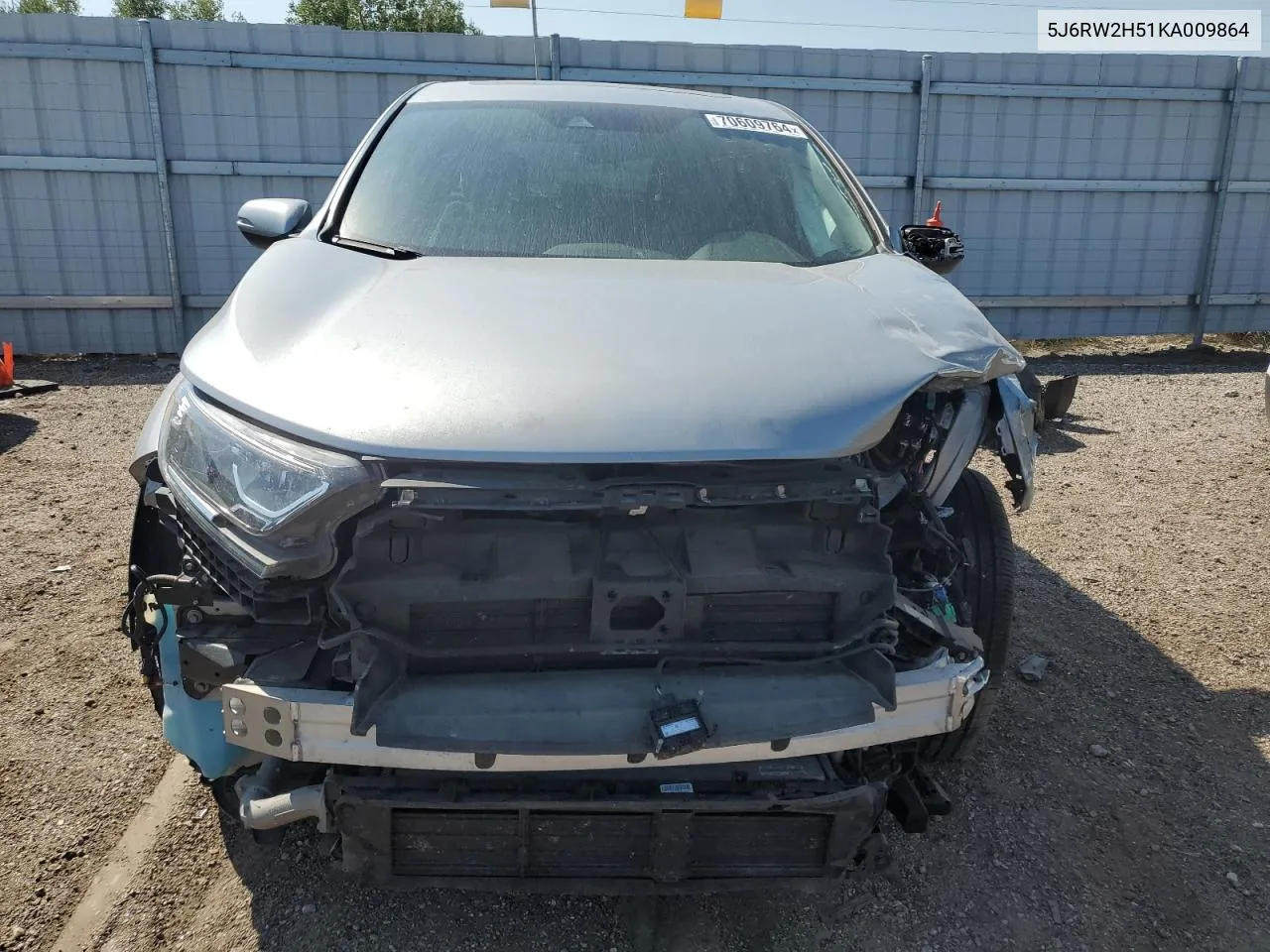 5J6RW2H51KA009864 2019 Honda Cr-V Ex