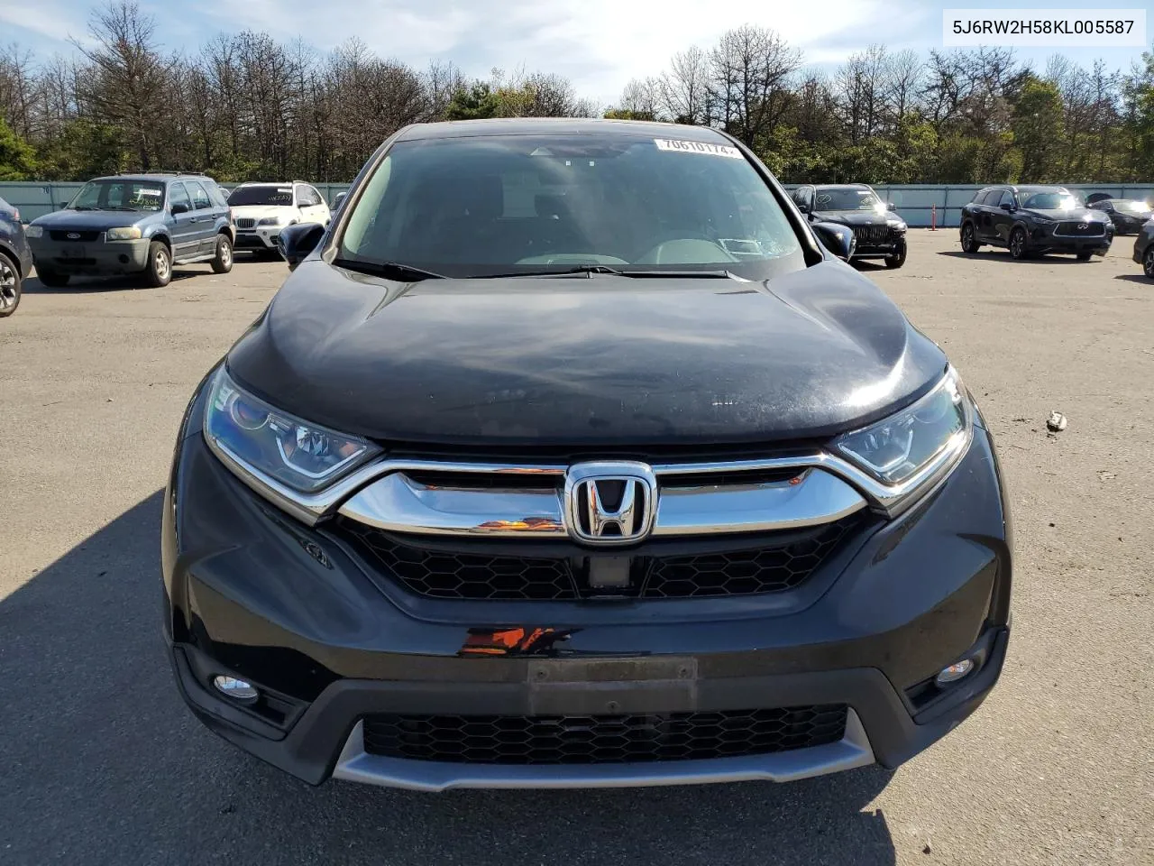 5J6RW2H58KL005587 2019 Honda Cr-V Ex