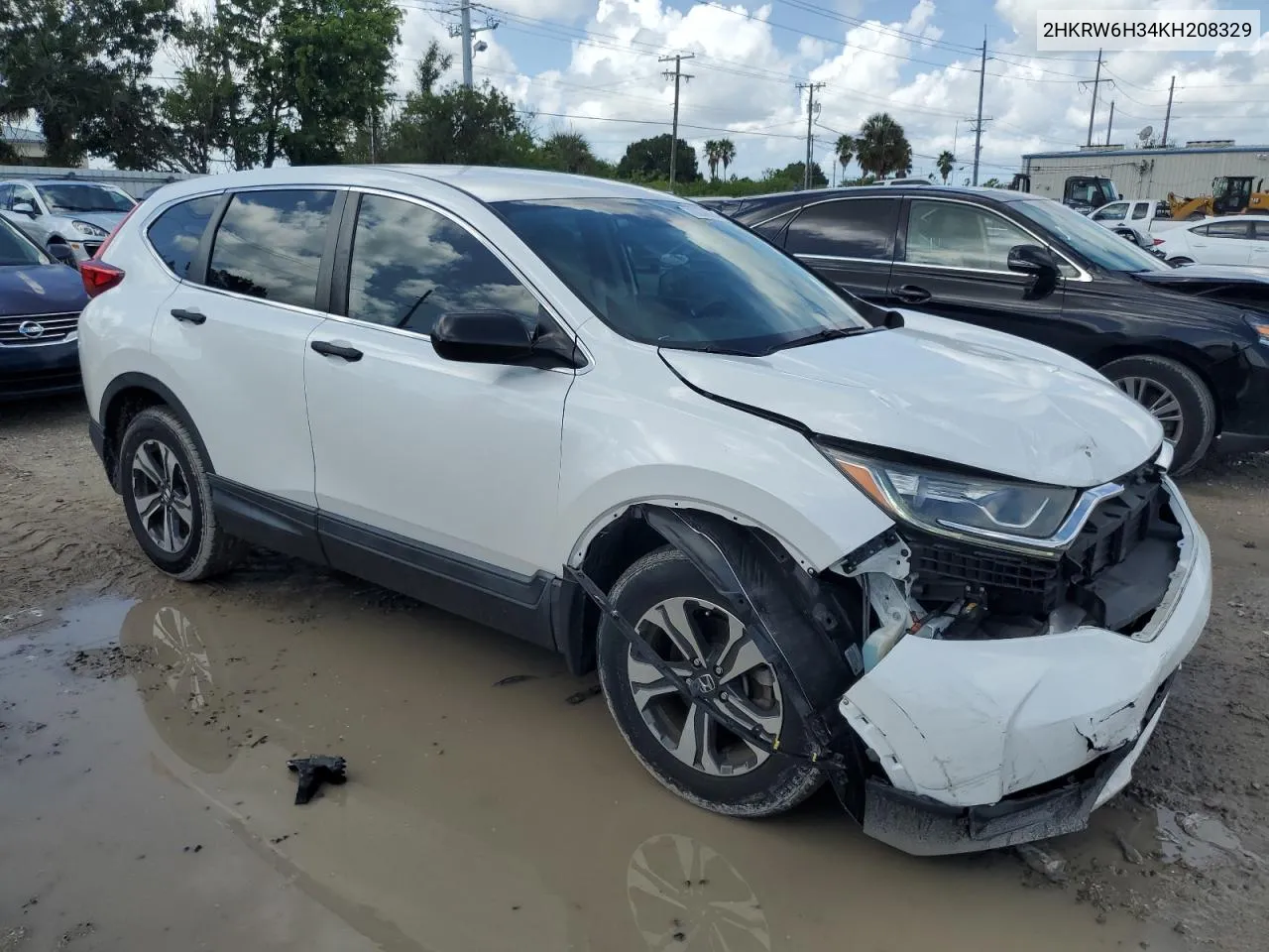 2019 Honda Cr-V Lx VIN: 2HKRW6H34KH208329 Lot: 70638814