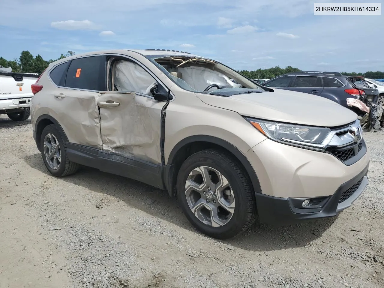 2019 Honda Cr-V Exl VIN: 2HKRW2H85KH614334 Lot: 70674514