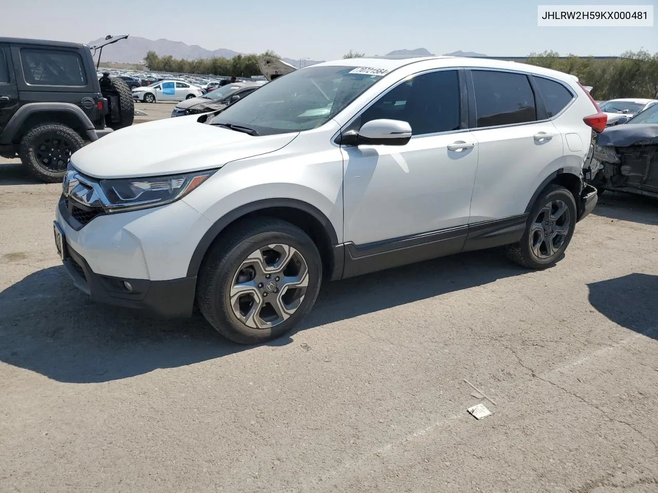 JHLRW2H59KX000481 2019 Honda Cr-V Ex