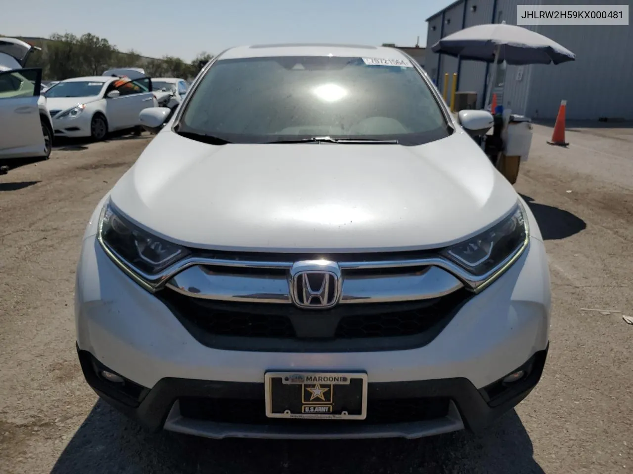 2019 Honda Cr-V Ex VIN: JHLRW2H59KX000481 Lot: 70721564