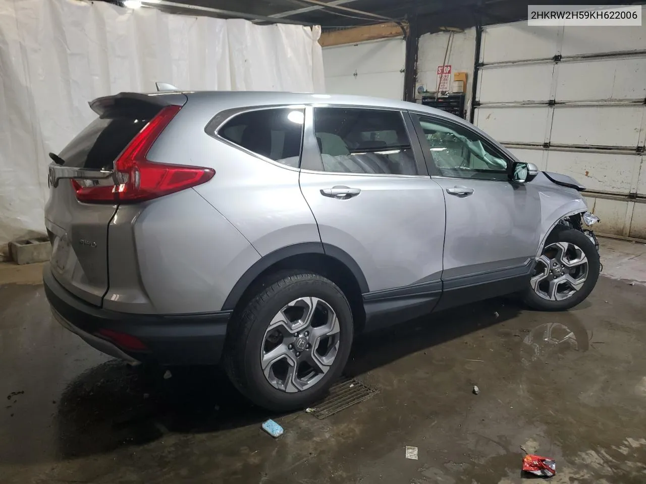 2019 Honda Cr-V Ex VIN: 2HKRW2H59KH622006 Lot: 70752024