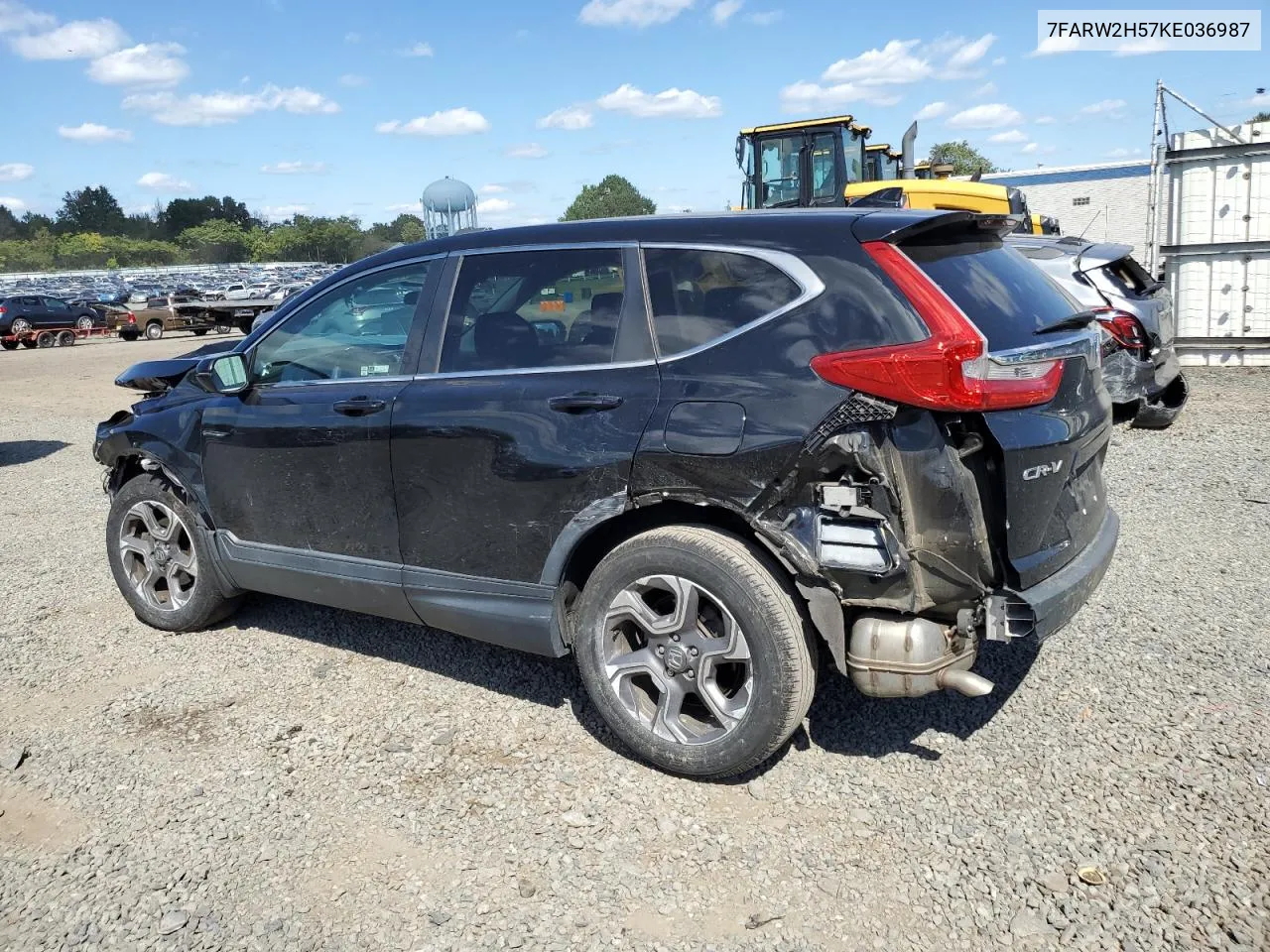 2019 Honda Cr-V Ex VIN: 7FARW2H57KE036987 Lot: 70930474