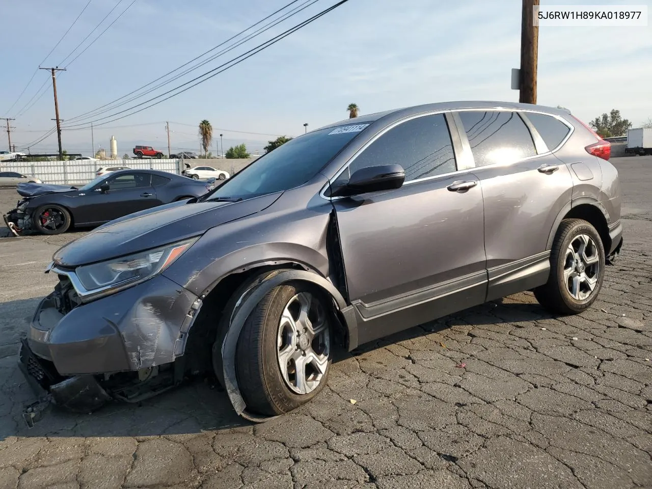 2019 Honda Cr-V Exl VIN: 5J6RW1H89KA018977 Lot: 70941114