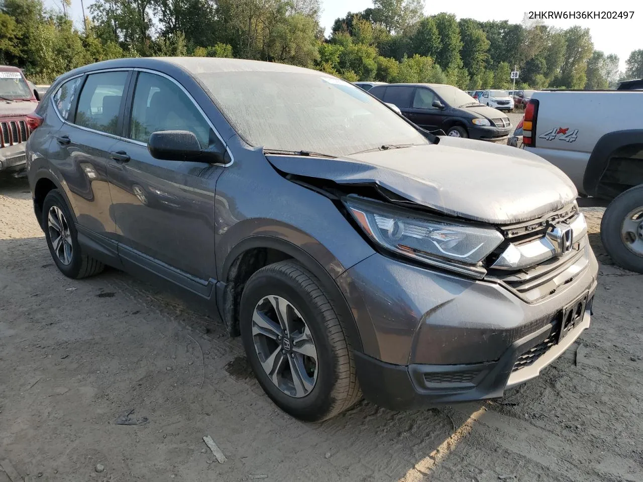 2019 Honda Cr-V Lx VIN: 2HKRW6H36KH202497 Lot: 71086384