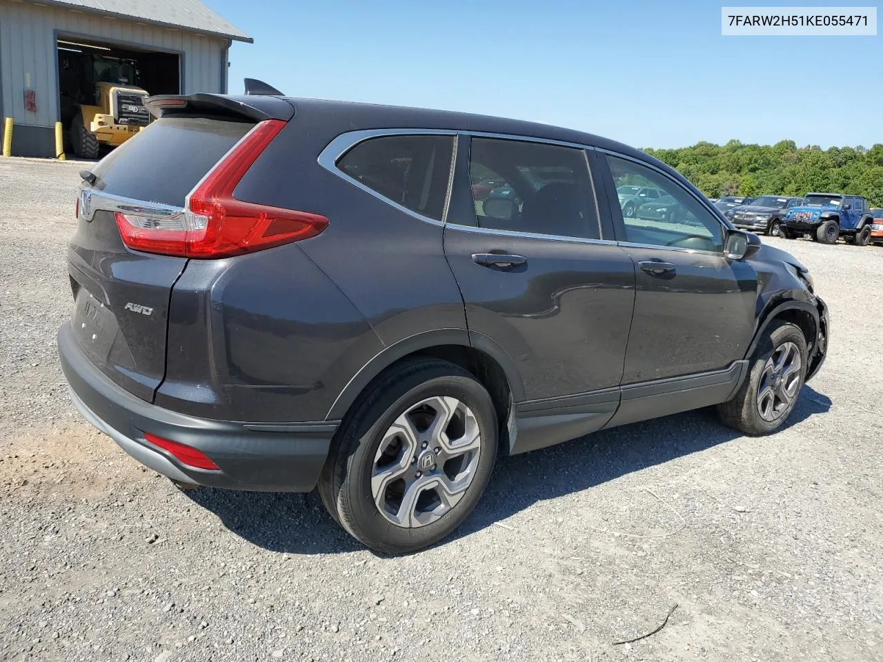 2019 Honda Cr-V Ex VIN: 7FARW2H51KE055471 Lot: 71164924