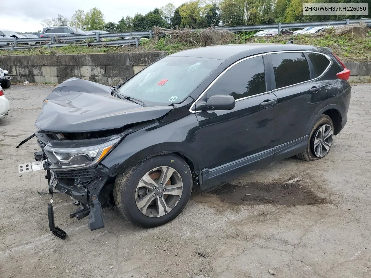 2019 Honda Cr-V Lx VIN: 2HKRW6H37KH226050 Lot: 71213734