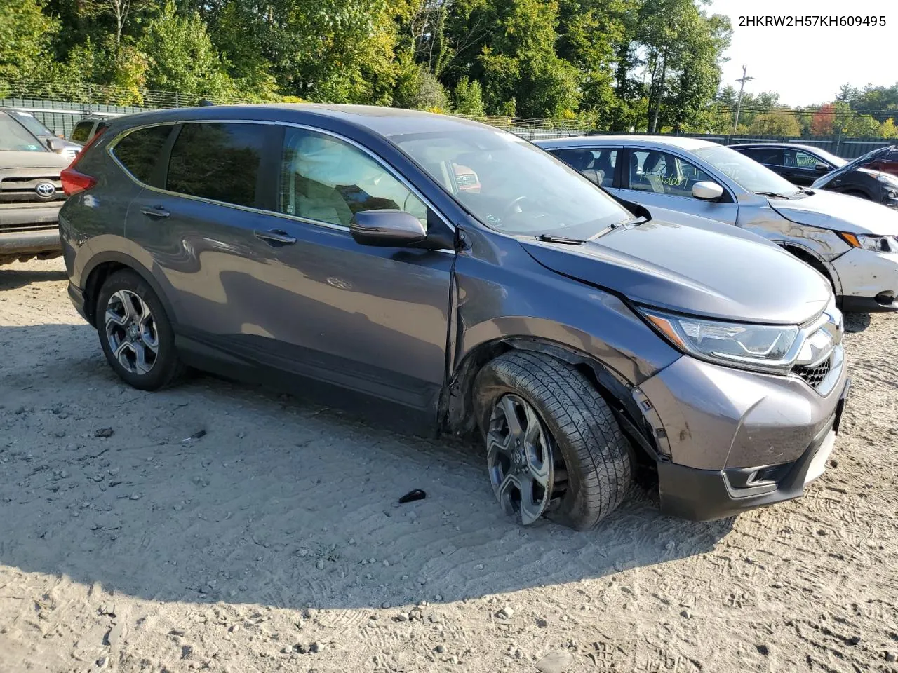 2HKRW2H57KH609495 2019 Honda Cr-V Ex