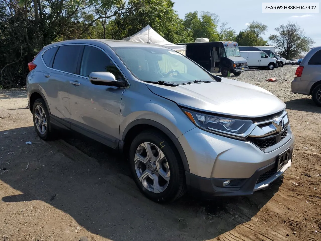 2019 Honda Cr-V Exl VIN: 7FARW2H83KE047902 Lot: 71263674