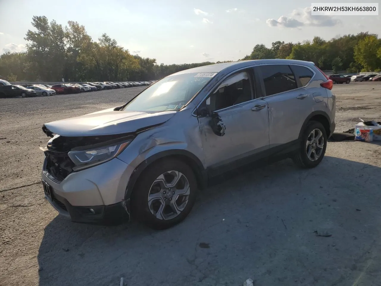 2HKRW2H53KH663800 2019 Honda Cr-V Ex