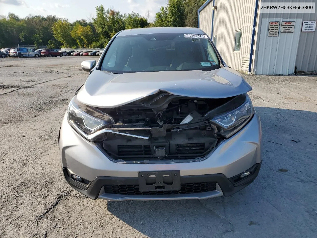 2HKRW2H53KH663800 2019 Honda Cr-V Ex