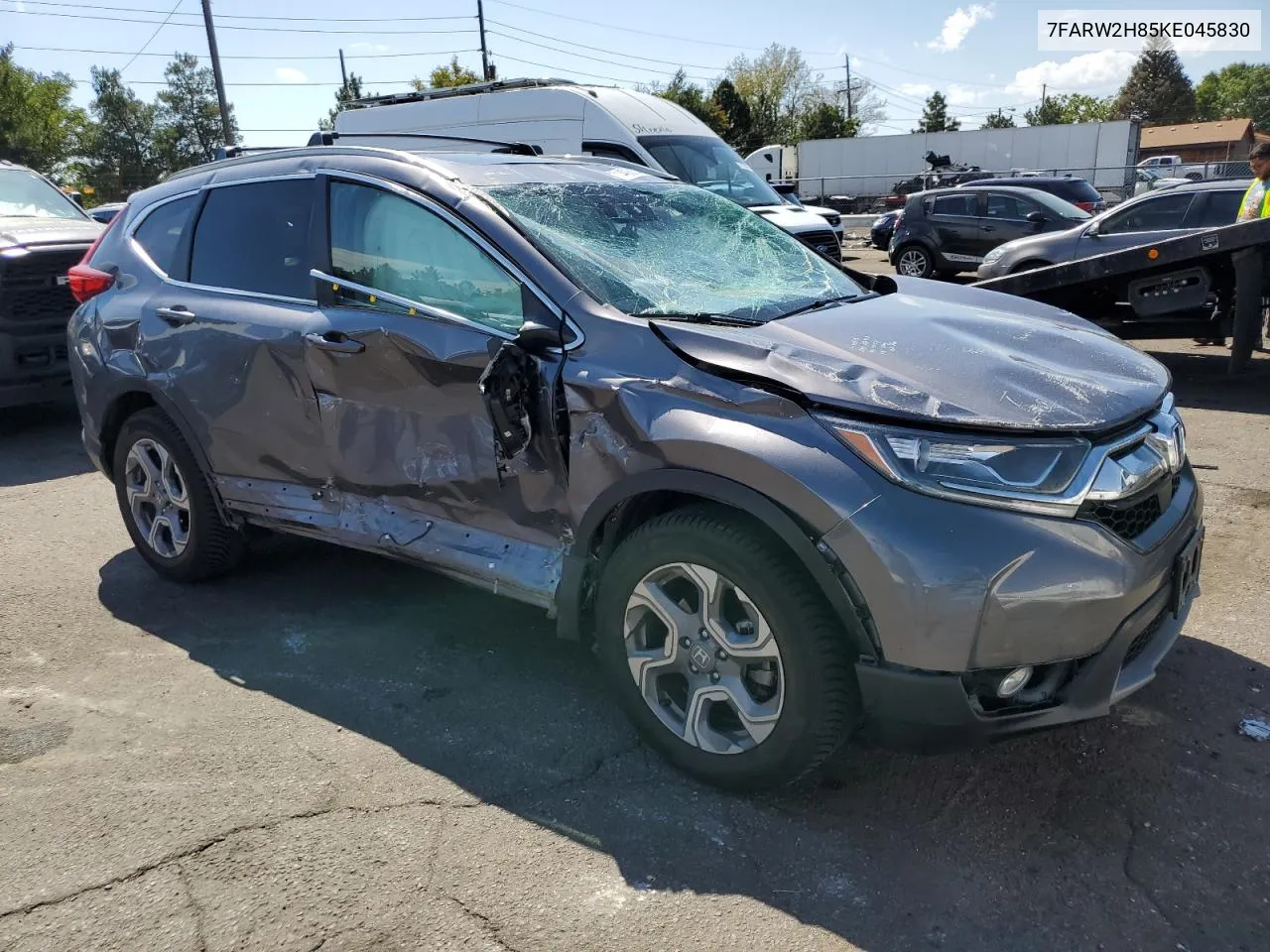 2019 Honda Cr-V Exl VIN: 7FARW2H85KE045830 Lot: 71408864