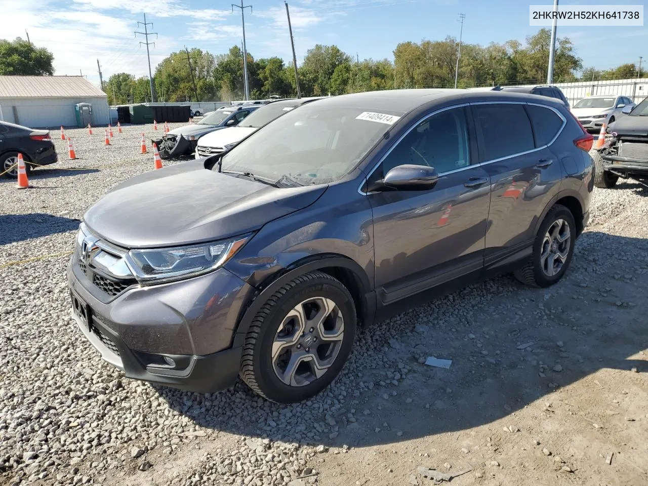 2HKRW2H52KH641738 2019 Honda Cr-V Ex