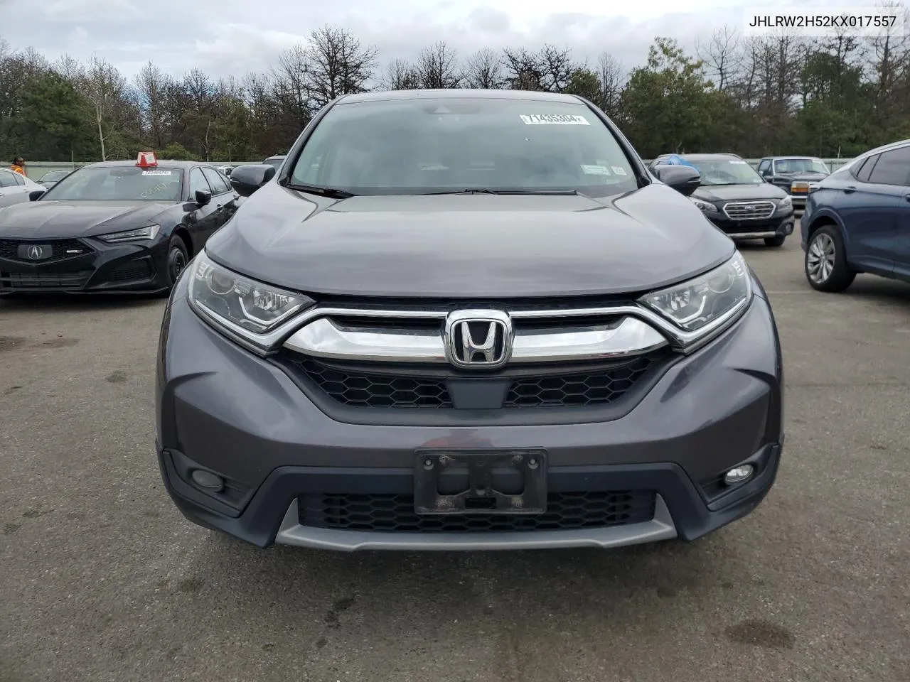 2019 Honda Cr-V Ex VIN: JHLRW2H52KX017557 Lot: 71435304