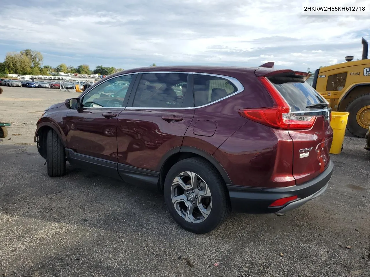 2019 Honda Cr-V Ex VIN: 2HKRW2H55KH612718 Lot: 71570914