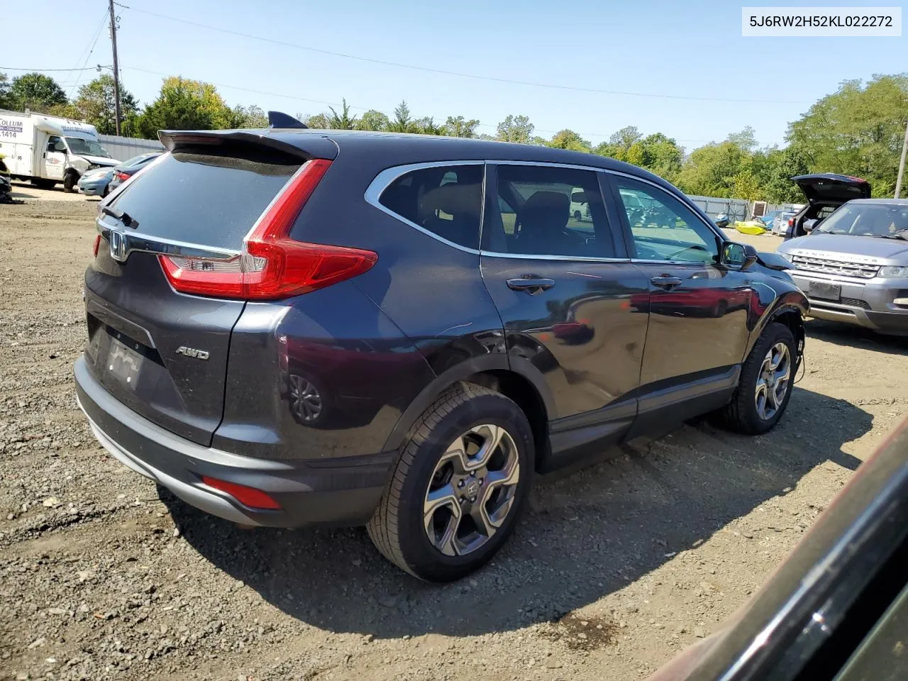 5J6RW2H52KL022272 2019 Honda Cr-V Ex