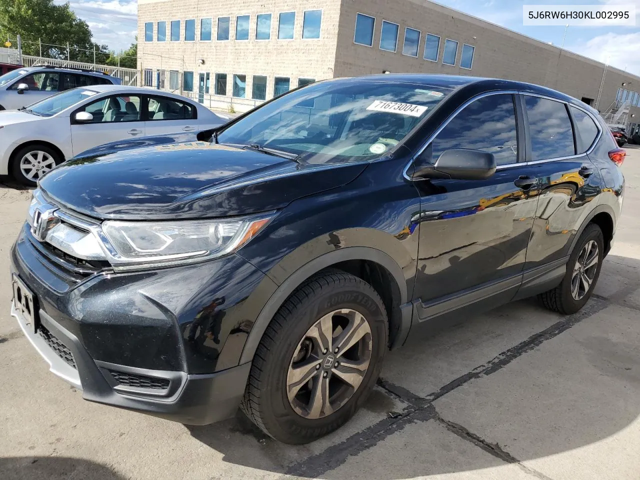 5J6RW6H30KL002995 2019 Honda Cr-V Lx