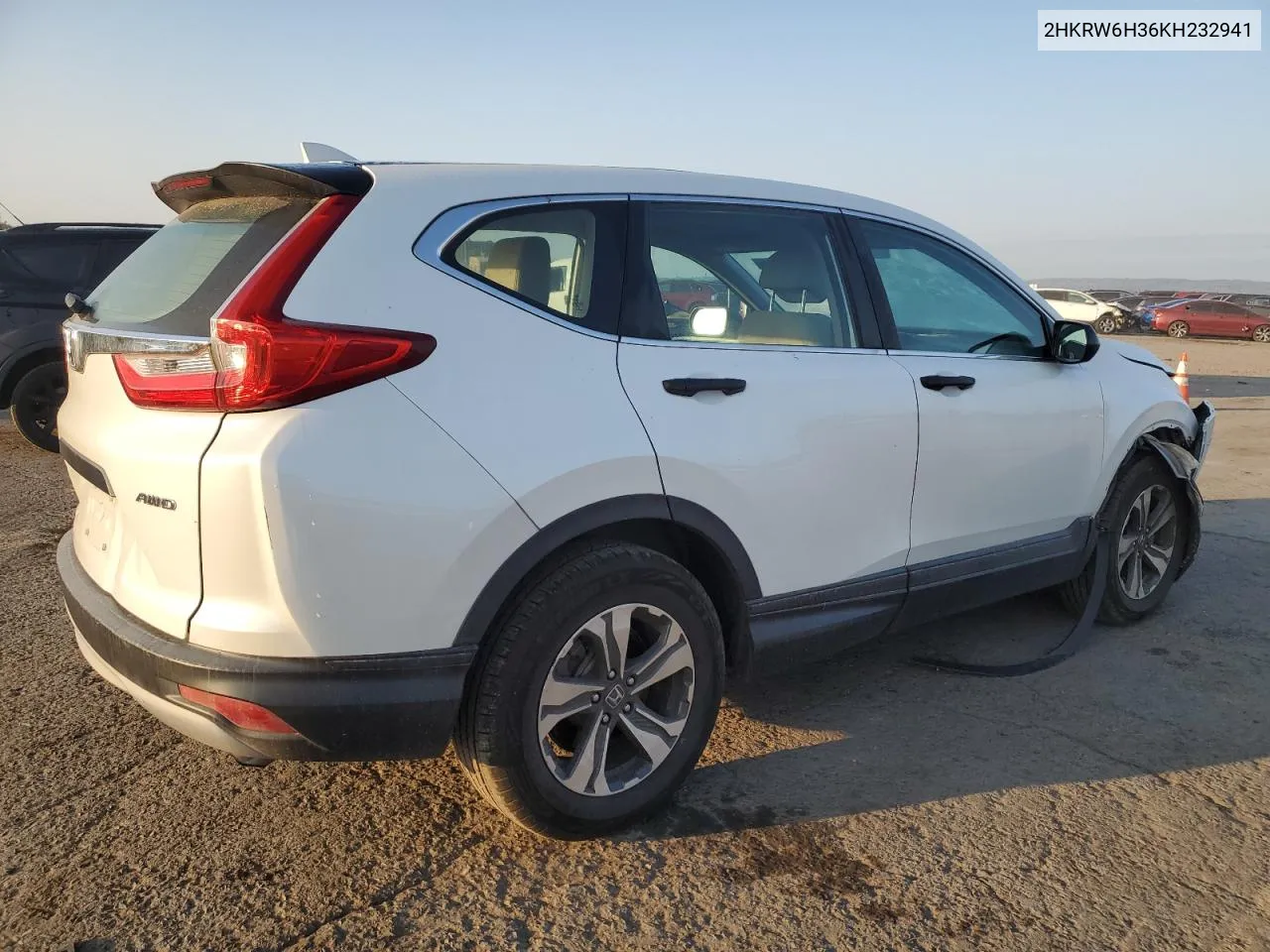 2019 Honda Cr-V Lx VIN: 2HKRW6H36KH232941 Lot: 71729044