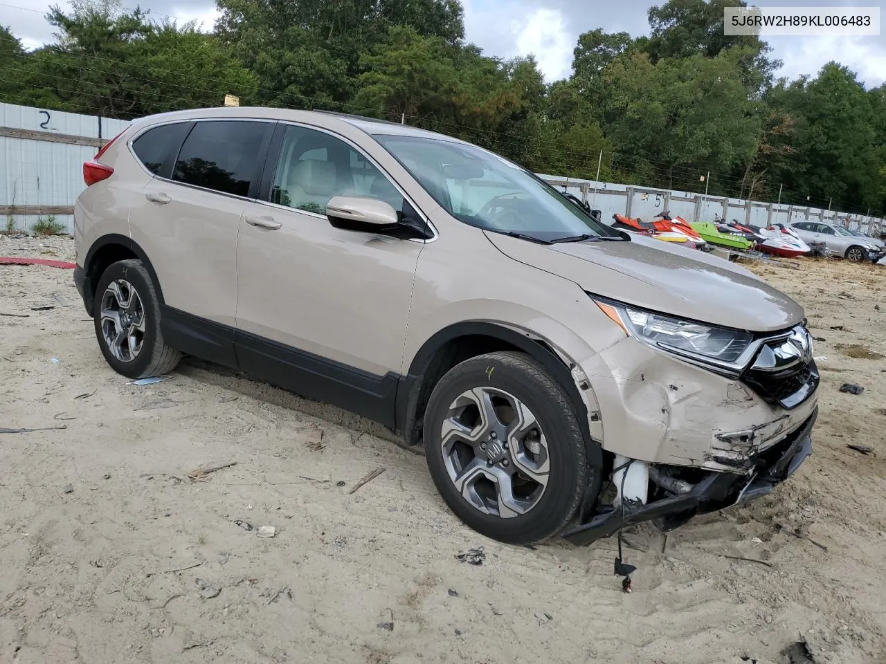 2019 Honda Cr-V Exl VIN: 5J6RW2H89KL006483 Lot: 71781314