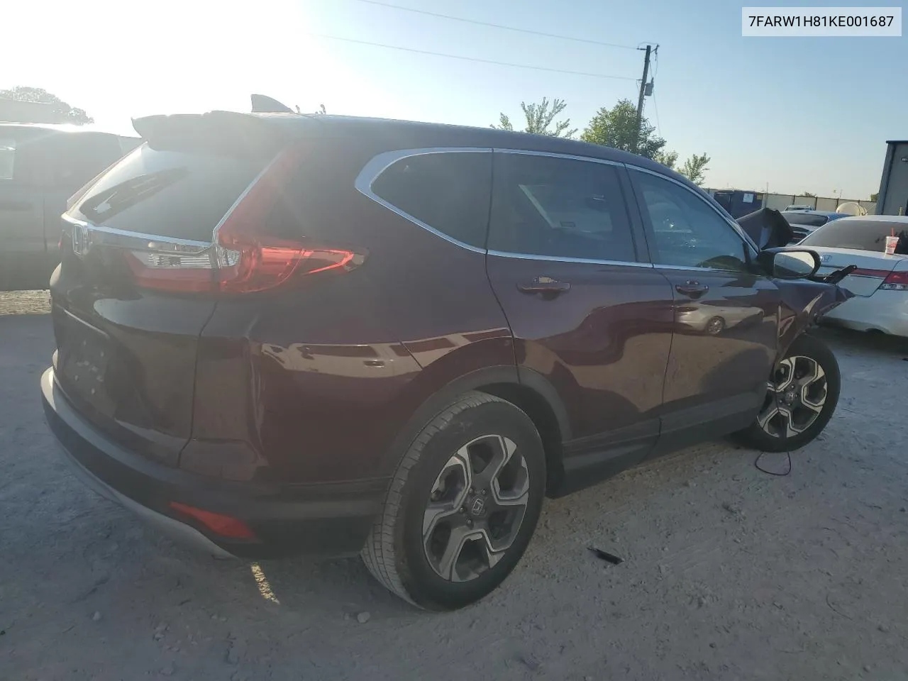 2019 Honda Cr-V Exl VIN: 7FARW1H81KE001687 Lot: 71786144