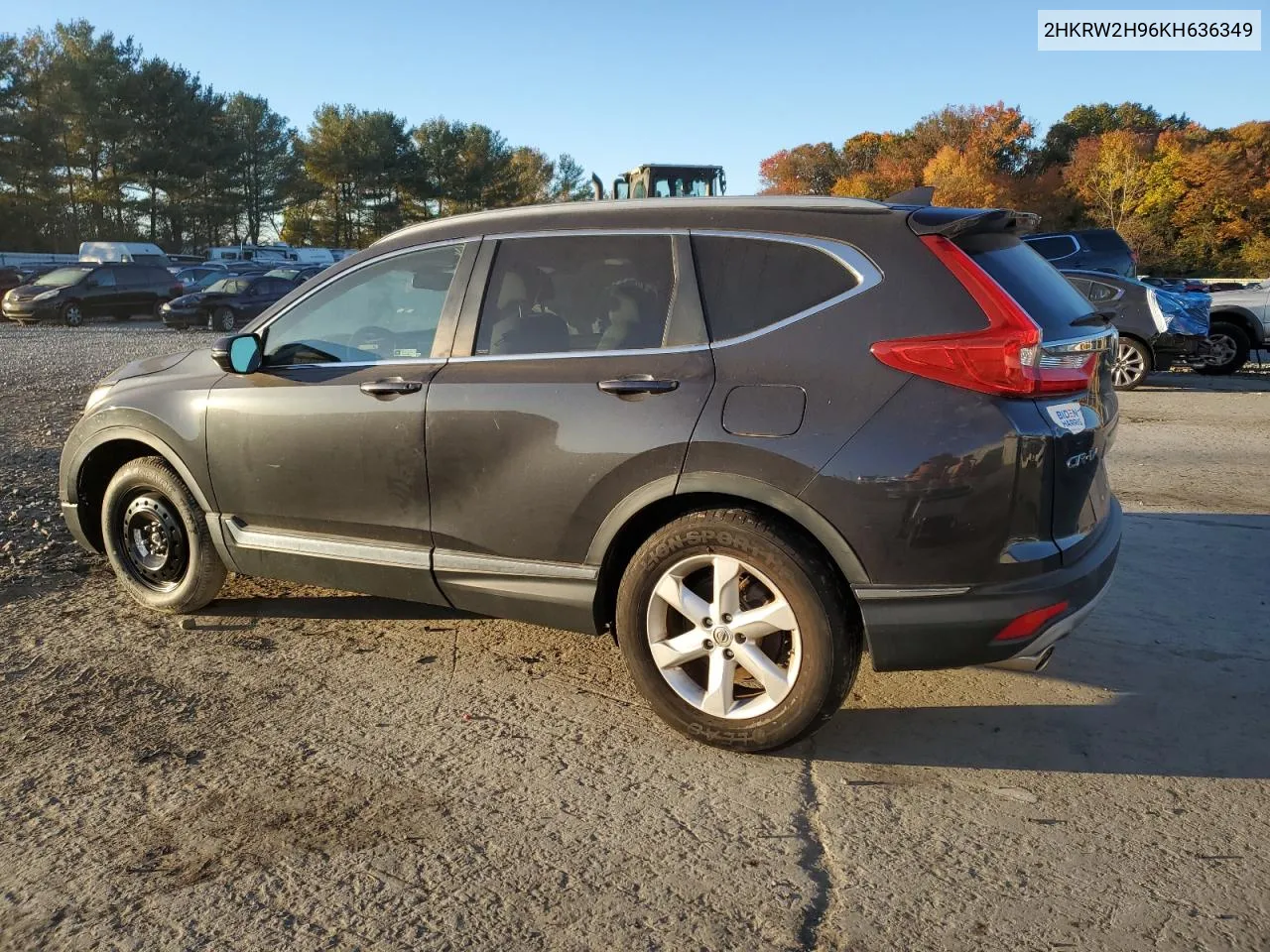 2019 Honda Cr-V Touring VIN: 2HKRW2H96KH636349 Lot: 71938154