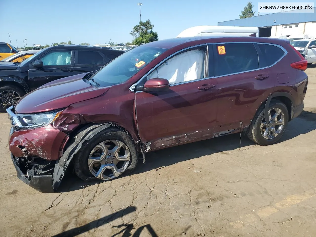 2019 Honda Cr-V Exl VIN: 2HKRW2H88KH605028 Lot: 71941414