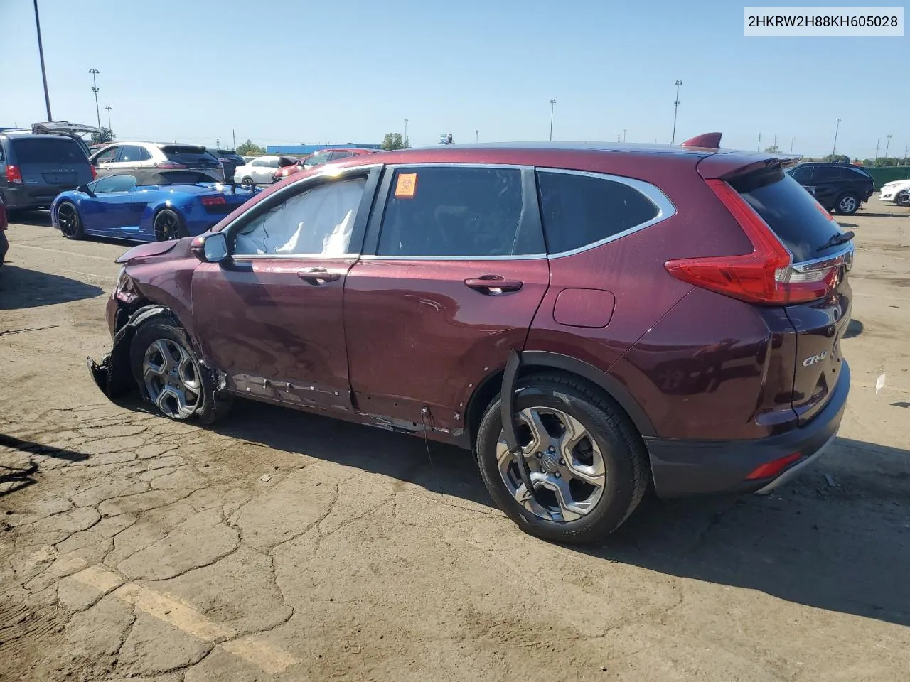 2019 Honda Cr-V Exl VIN: 2HKRW2H88KH605028 Lot: 71941414