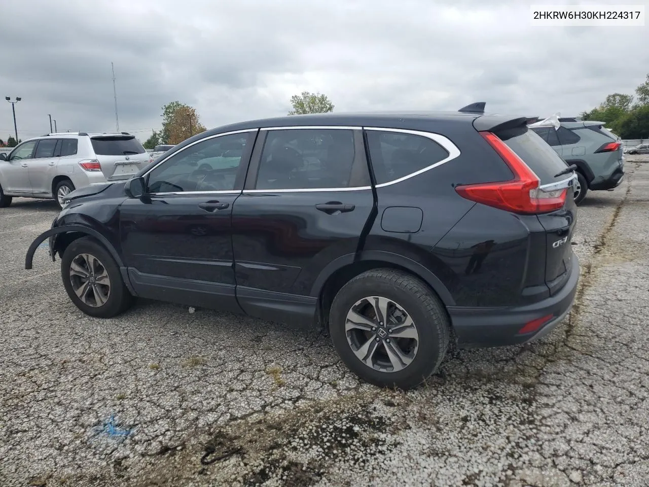 2019 Honda Cr-V Lx VIN: 2HKRW6H30KH224317 Lot: 71994194