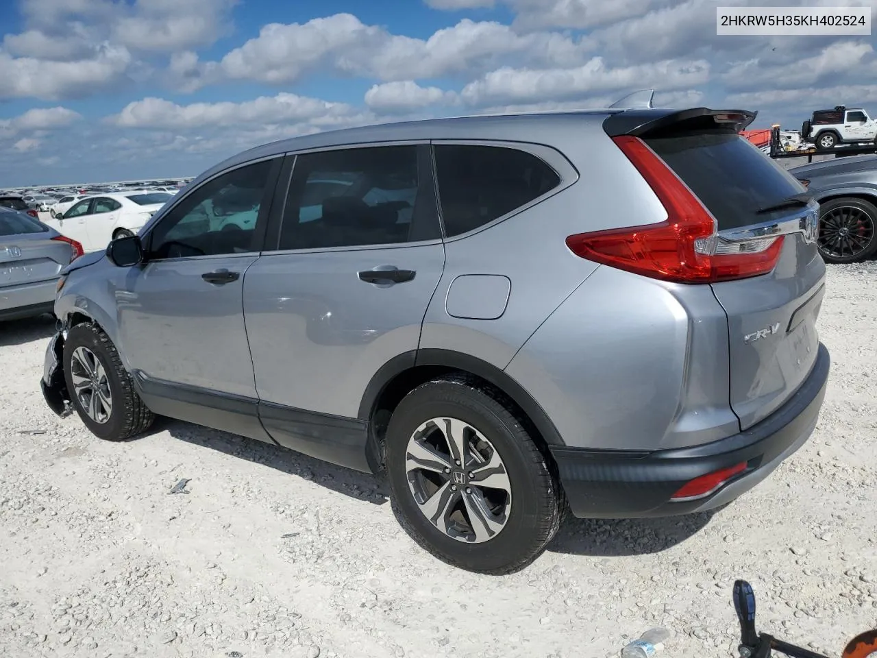 2HKRW5H35KH402524 2019 Honda Cr-V Lx