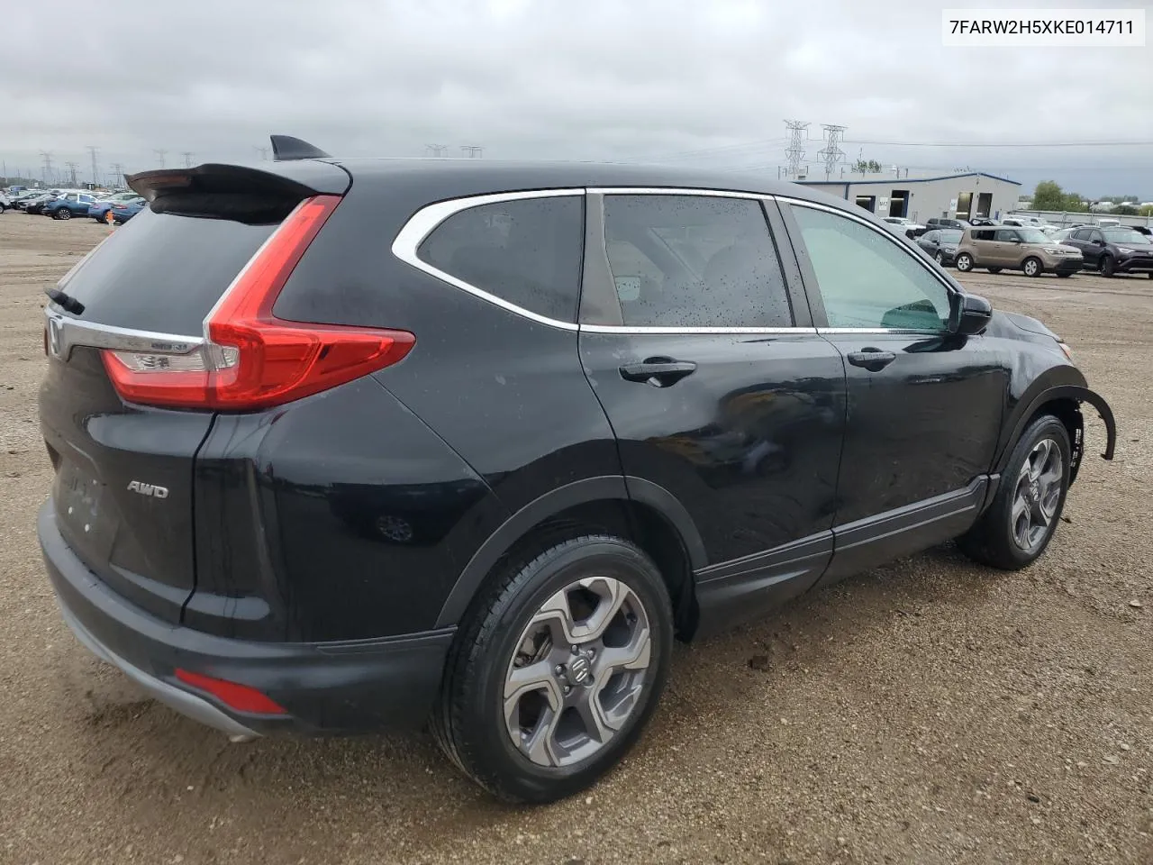 2019 Honda Cr-V Ex VIN: 7FARW2H5XKE014711 Lot: 72084014