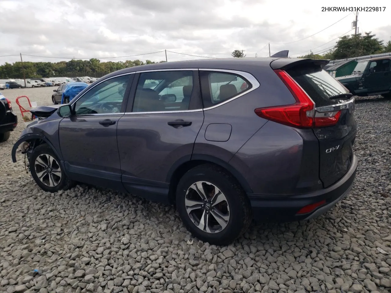 2019 Honda Cr-V Lx VIN: 2HKRW6H31KH229817 Lot: 72096414