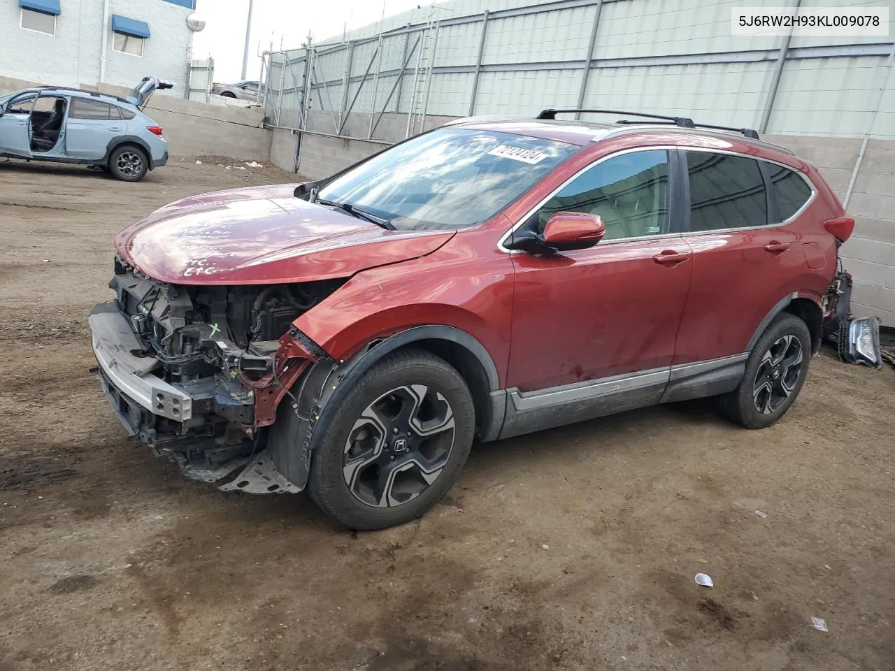 5J6RW2H93KL009078 2019 Honda Cr-V Touring