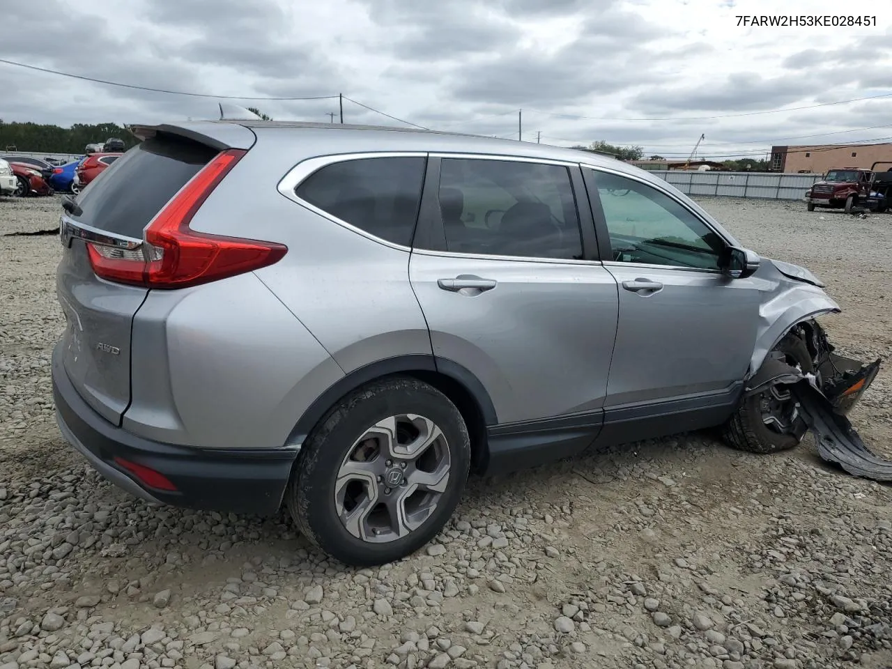 2019 Honda Cr-V Ex VIN: 7FARW2H53KE028451 Lot: 72160894