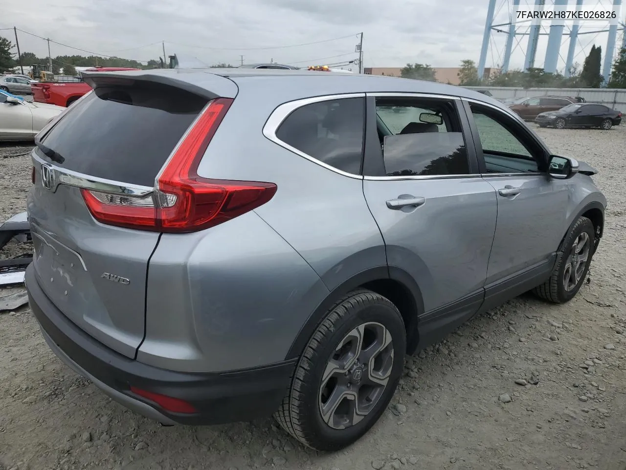 2019 Honda Cr-V Exl VIN: 7FARW2H87KE026826 Lot: 72176194