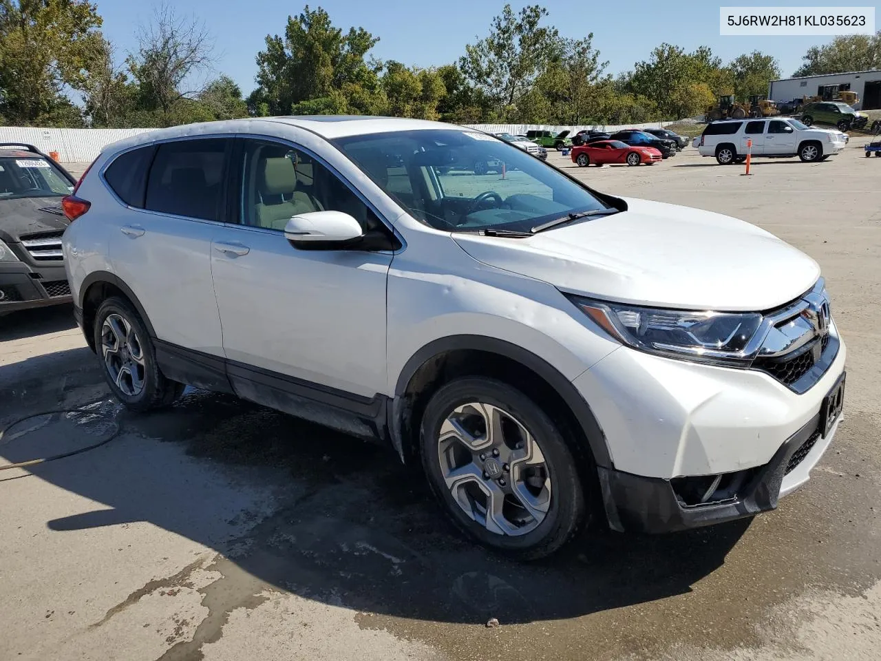 2019 Honda Cr-V Exl VIN: 5J6RW2H81KL035623 Lot: 72183574