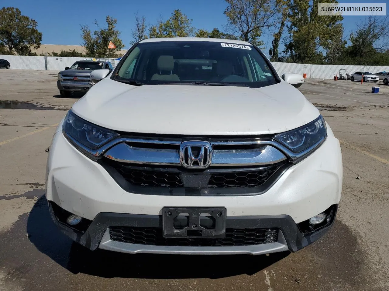 2019 Honda Cr-V Exl VIN: 5J6RW2H81KL035623 Lot: 72183574