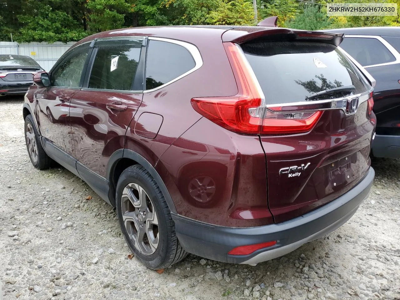 2019 Honda Cr-V Ex VIN: 2HKRW2H52KH676330 Lot: 72269274