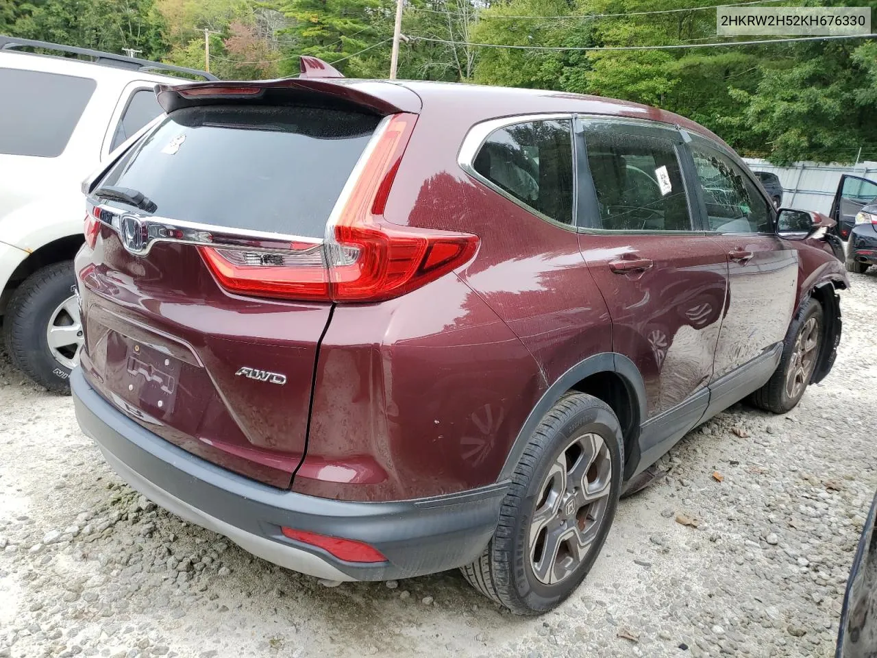 2HKRW2H52KH676330 2019 Honda Cr-V Ex