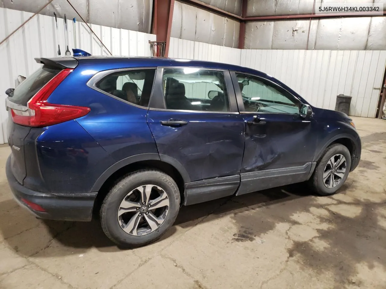 2019 Honda Cr-V Lx VIN: 5J6RW6H34KL003342 Lot: 72294384