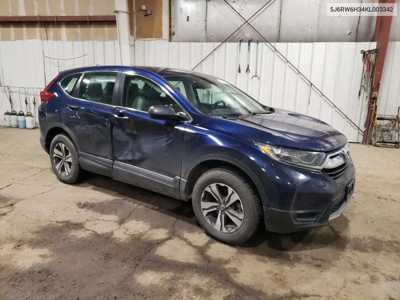 2019 Honda Cr-V Lx VIN: 5J6RW6H34KL003342 Lot: 72294384