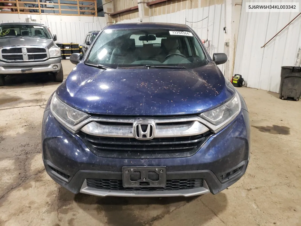 2019 Honda Cr-V Lx VIN: 5J6RW6H34KL003342 Lot: 72294384