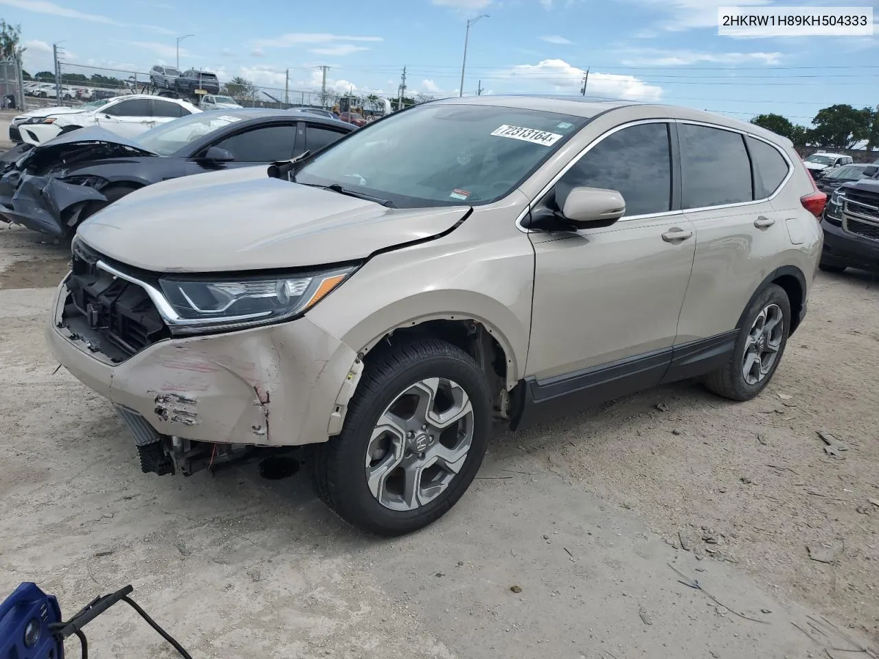 2HKRW1H89KH504333 2019 Honda Cr-V Exl