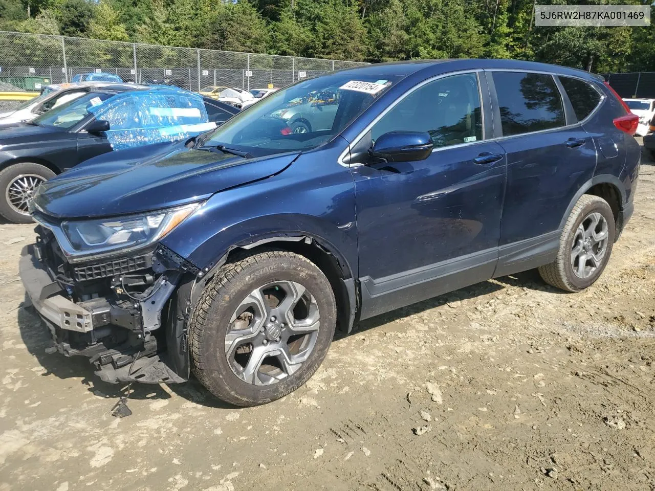 5J6RW2H87KA001469 2019 Honda Cr-V Exl