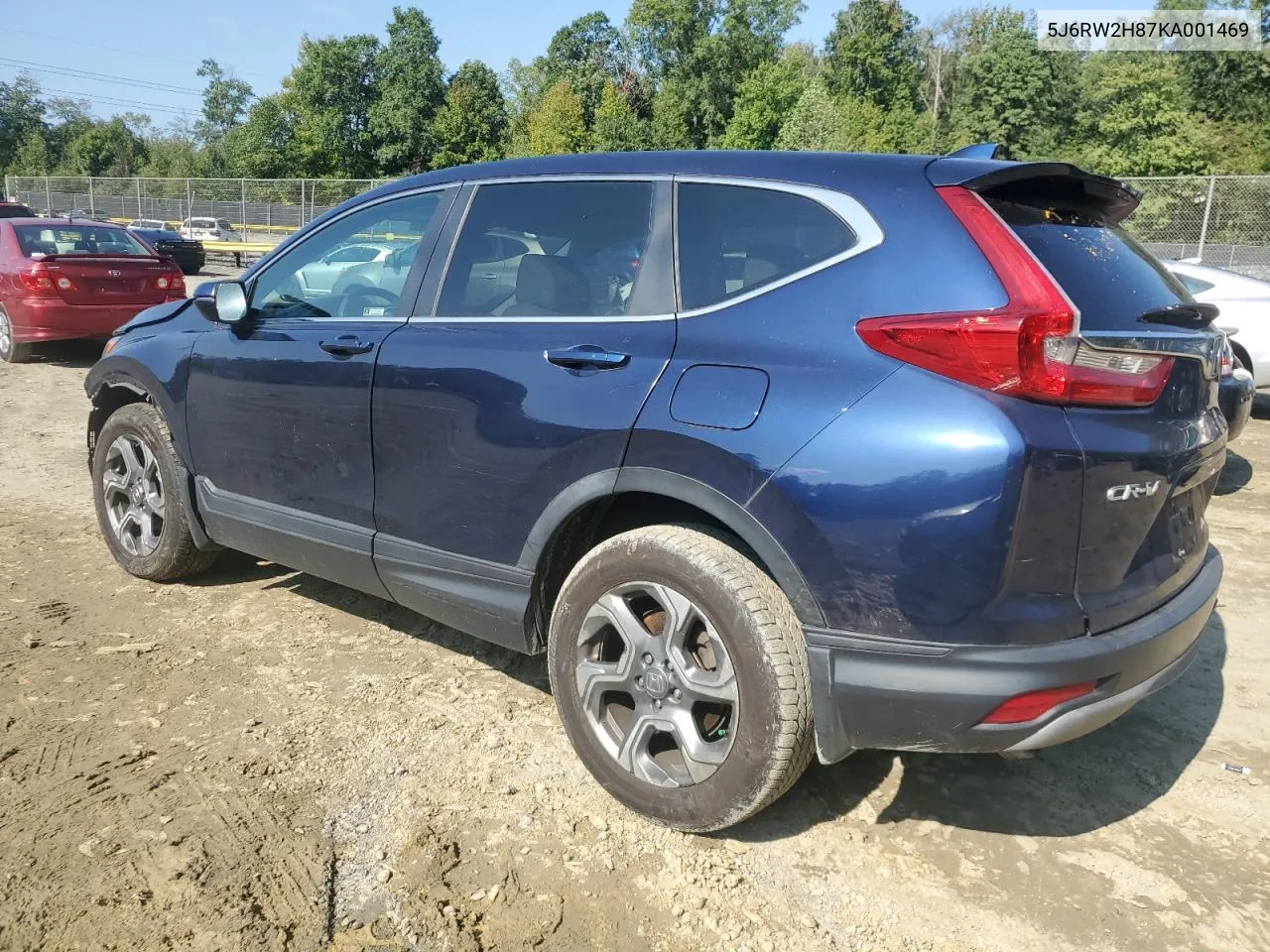 5J6RW2H87KA001469 2019 Honda Cr-V Exl