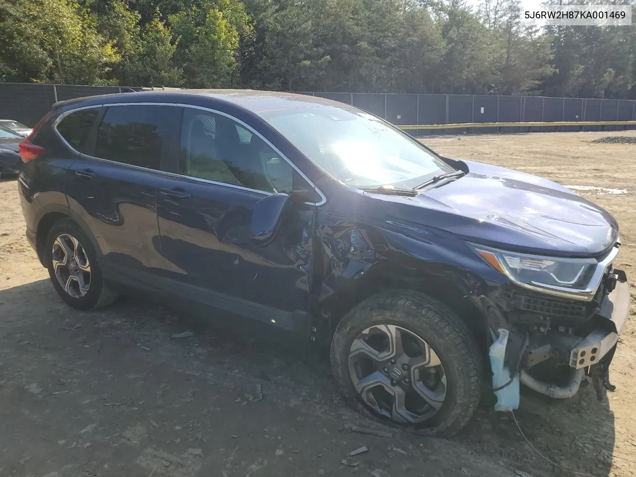 5J6RW2H87KA001469 2019 Honda Cr-V Exl