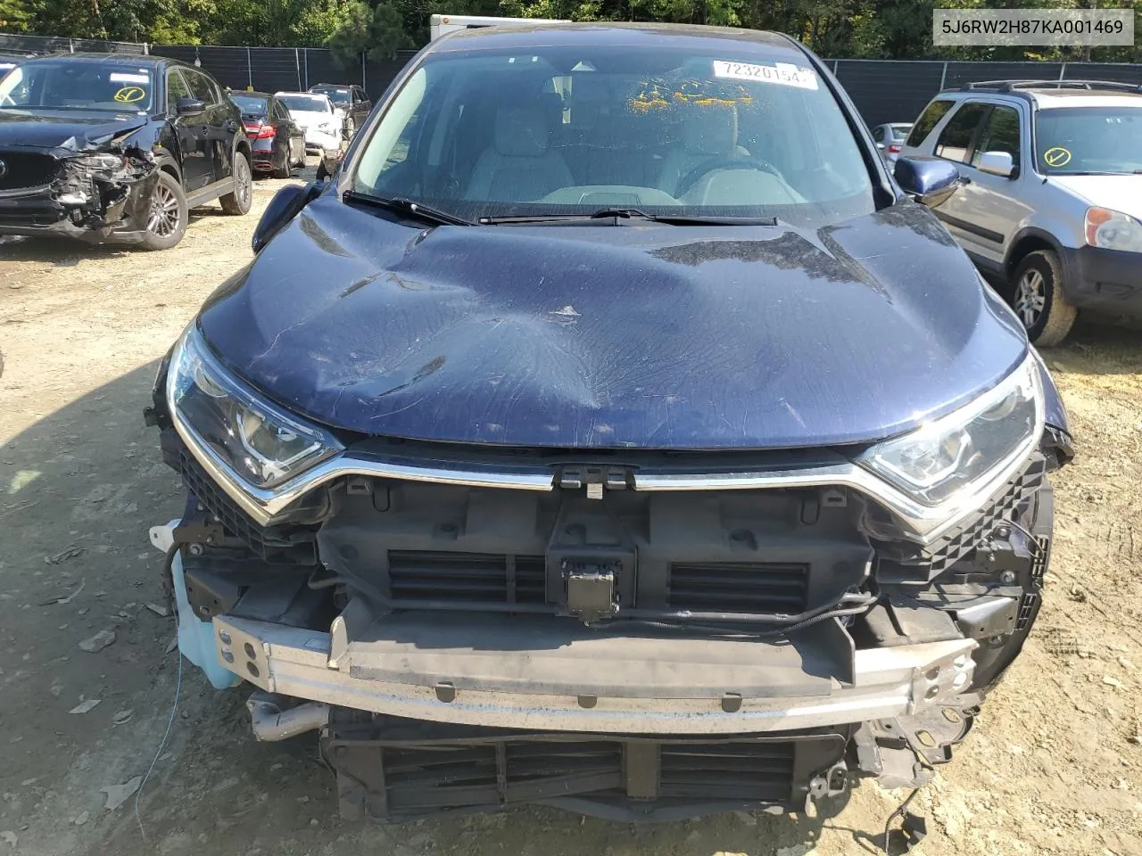 5J6RW2H87KA001469 2019 Honda Cr-V Exl