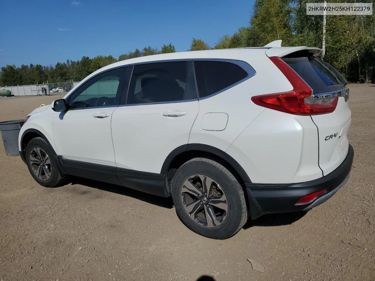 2019 Honda Cr-V Lx VIN: 2HKRW2H25KH122379 Lot: 72348664